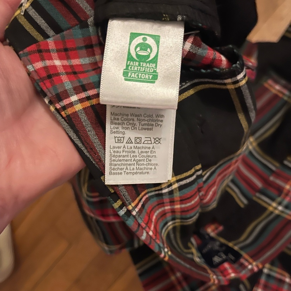 J Crew Ruby Tartan Plaid Pants size 4 - Picture 10 of 10